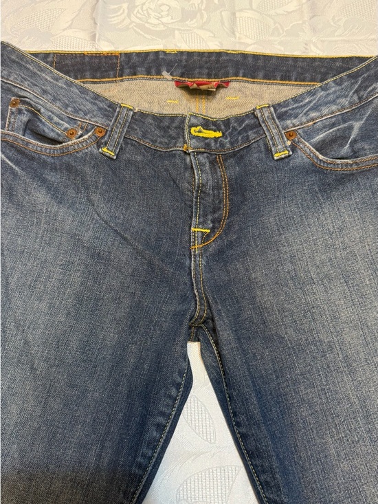 Lucky Brand Other - Lucky Brand Men’s Medium Blue Straight Jeans with Contrast Stitching